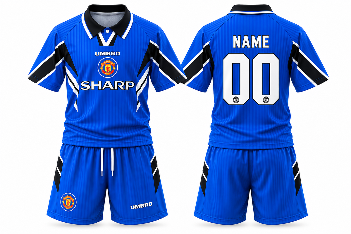 Manchester United Third Kit with shorts 1996/98