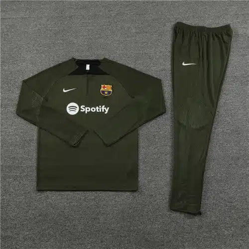 FC Barcelona Army Green Track Suit 23-24