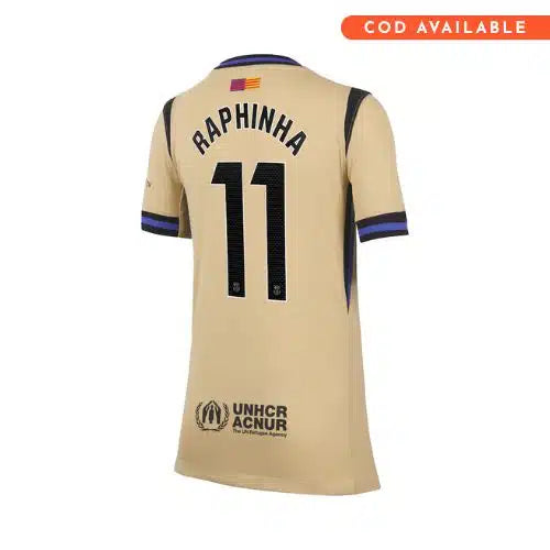 JerseyJunction FC Barcelona Away Raphinha 2025-26 Jersey