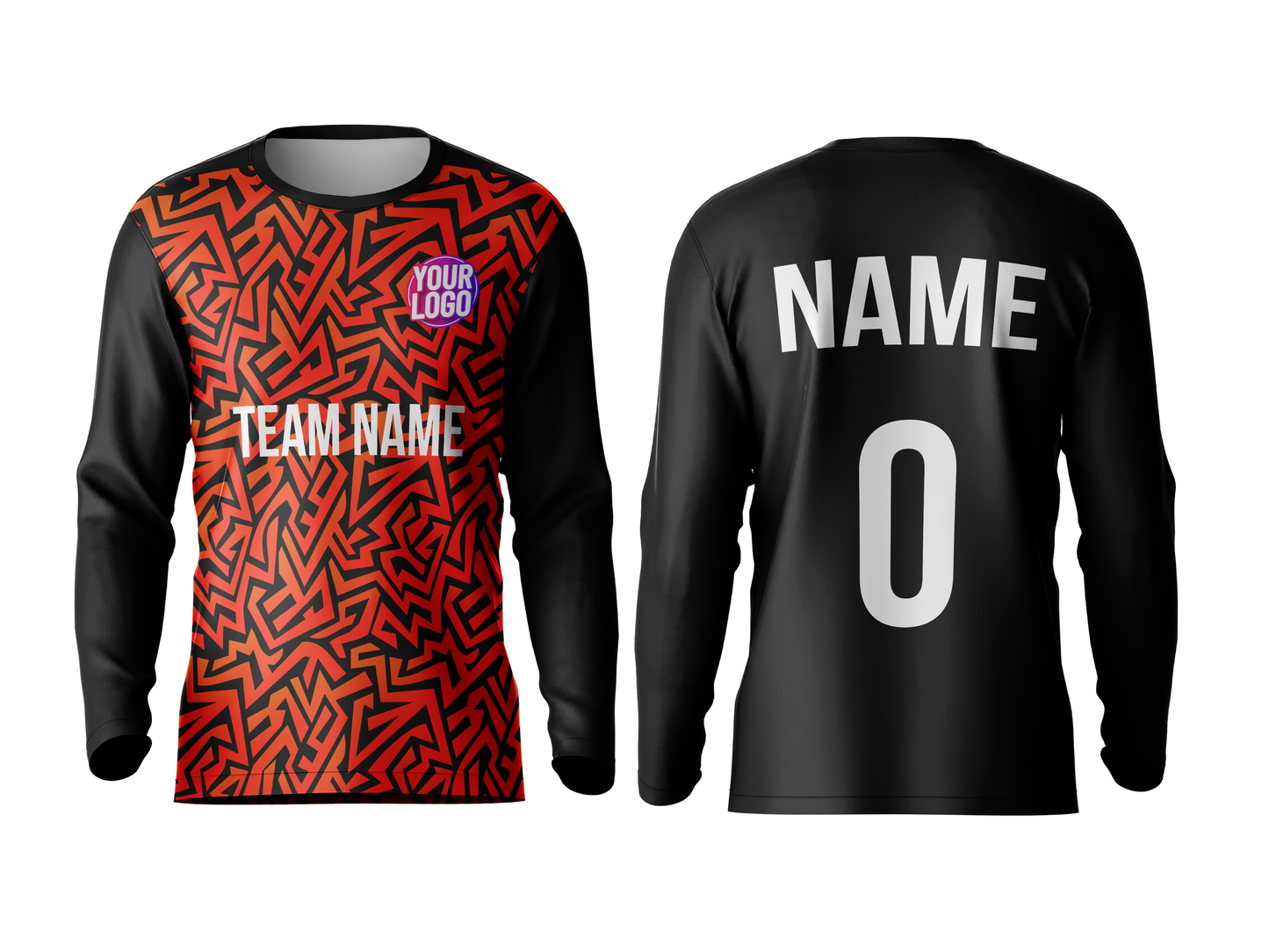 Soft Fabric Customized Full Sleeve Jersey