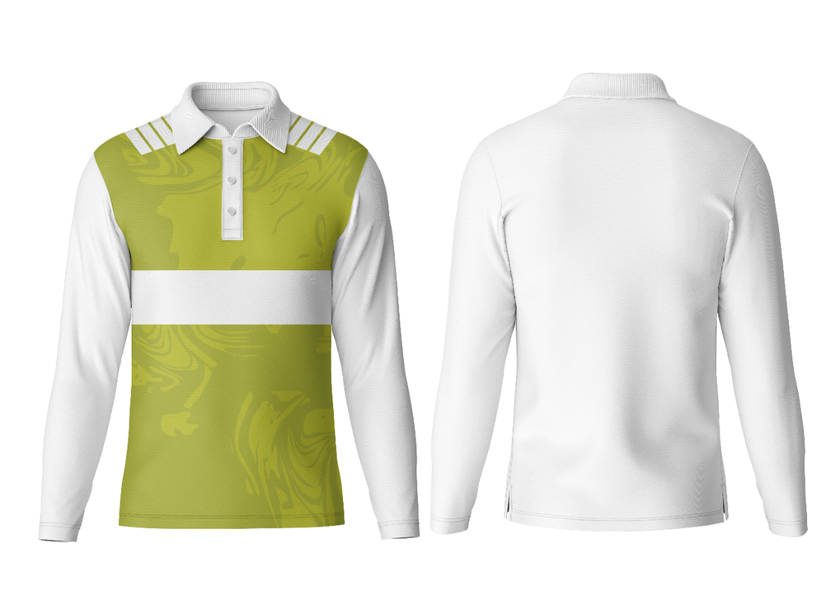 Customized Polo Neck Full Sleeve Jersey for Office Wear