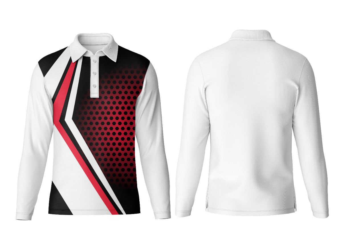 Customized Polo Neck Full Sleeve Jersey for Company Staff