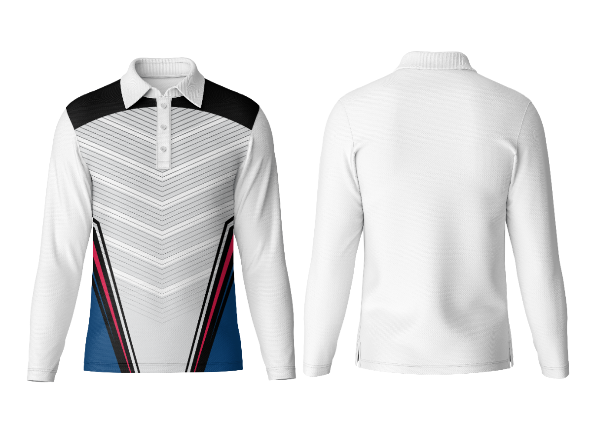 Custom Printed Polo Neck Full Sleeve Jersey