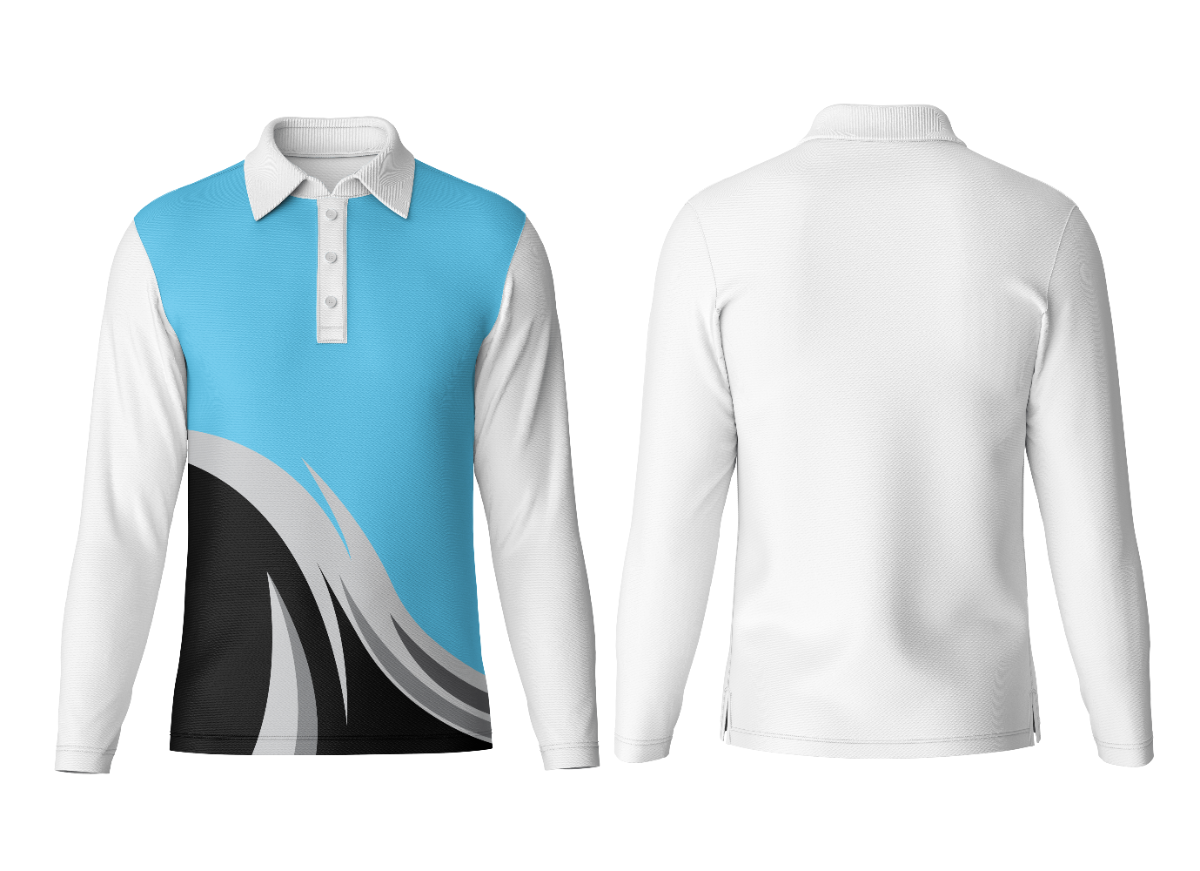 Premium Custom Polo Collar Full Sleeve Jersey