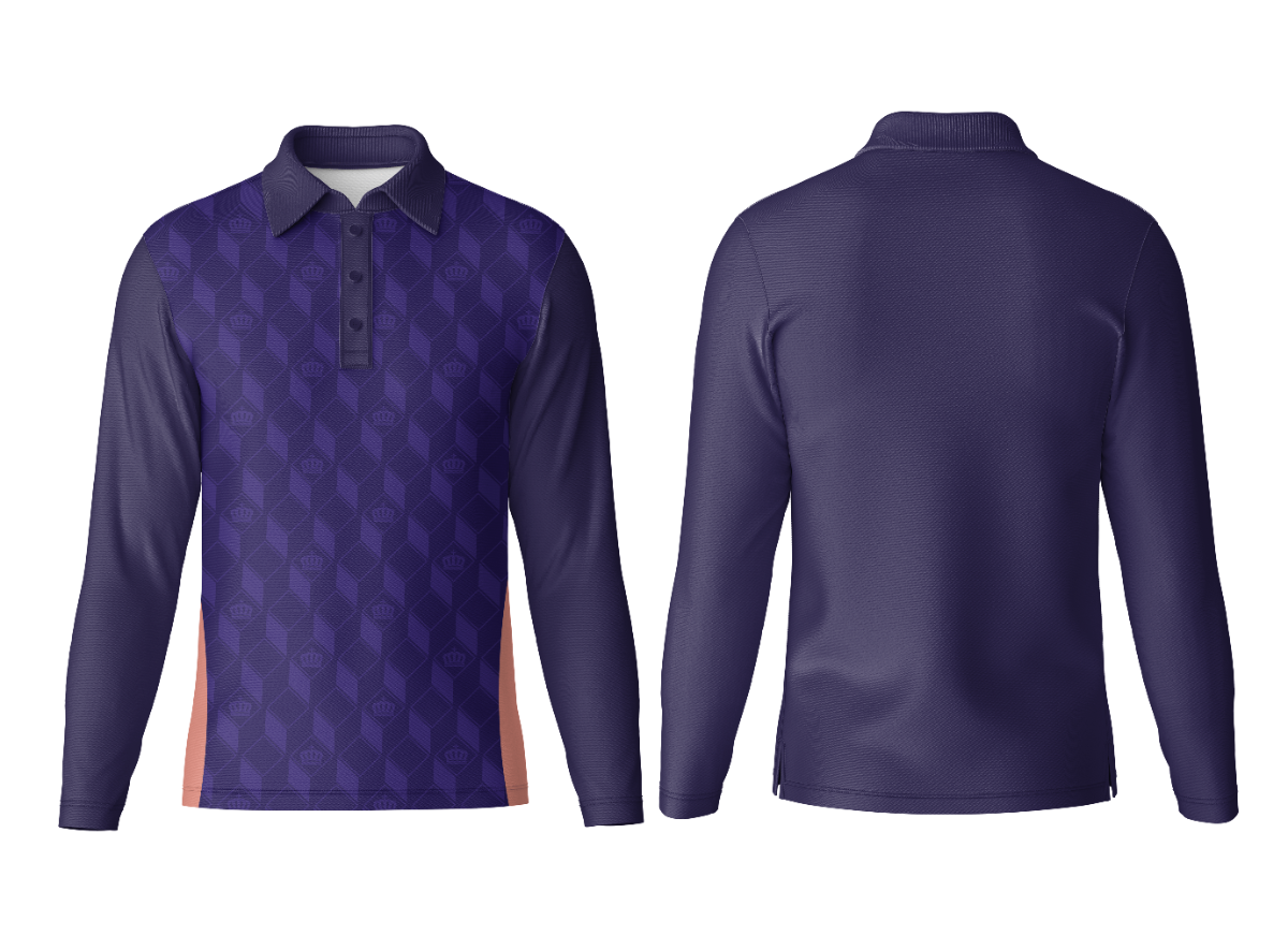 Personalized Polo Neck Full Sleeve Performance Jersey