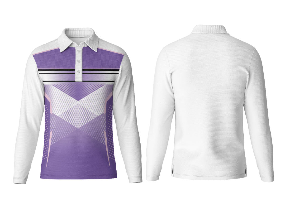 Custom Name Polo Neck Full Sleeve Jersey