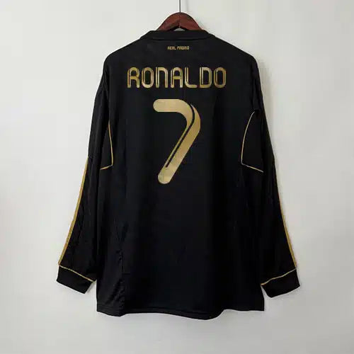 Real Madrid Away 11 12 Ronaldo Retro Jersey Full Sleeves