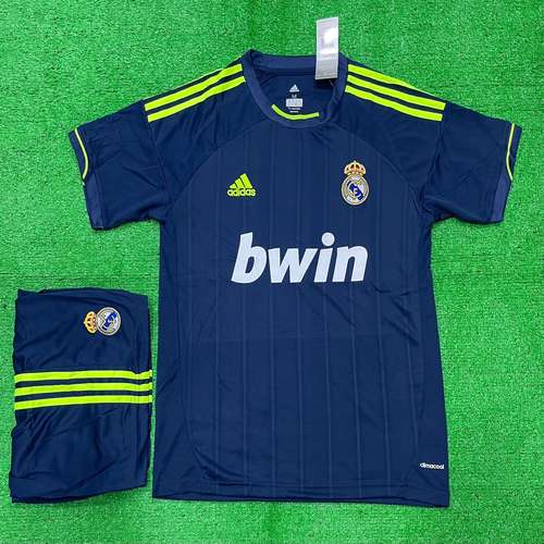 Real Madrid Away 2012-13 Retro Jersey with Shorts
