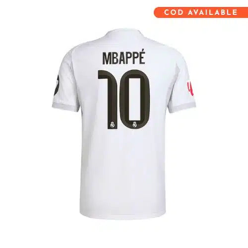 Real Madrid Home Mbappe 2025-26 Jersey