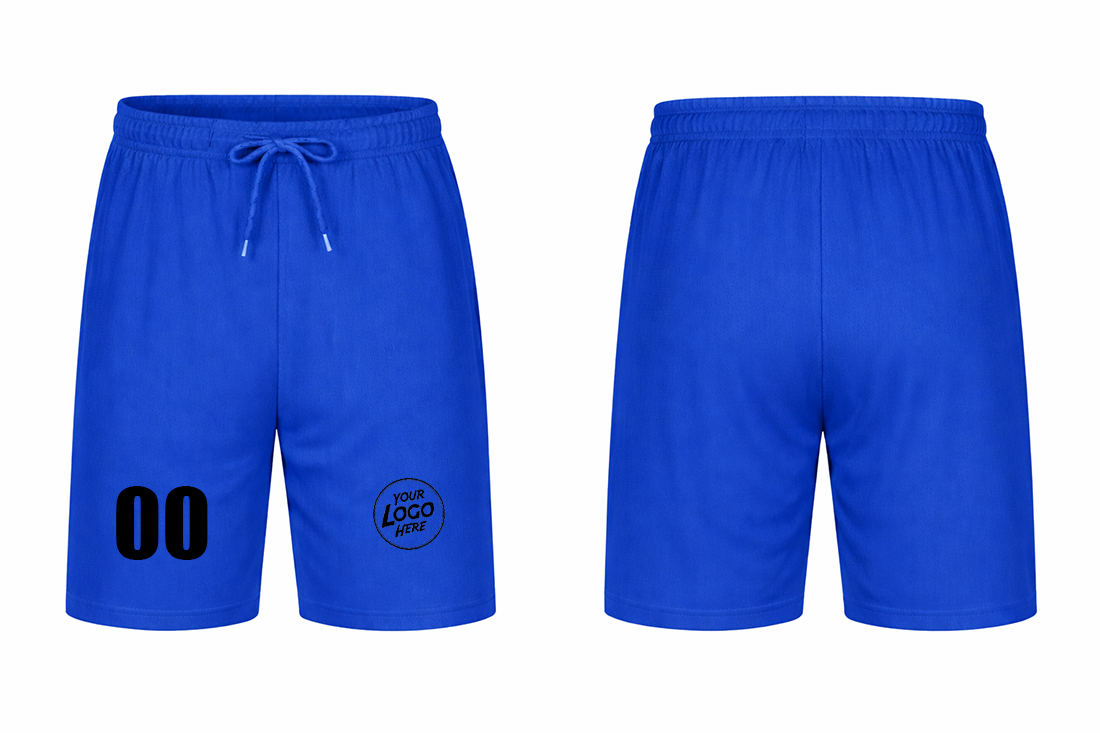 Customized Royalblue Shorts with Logo, Number & Design Printing