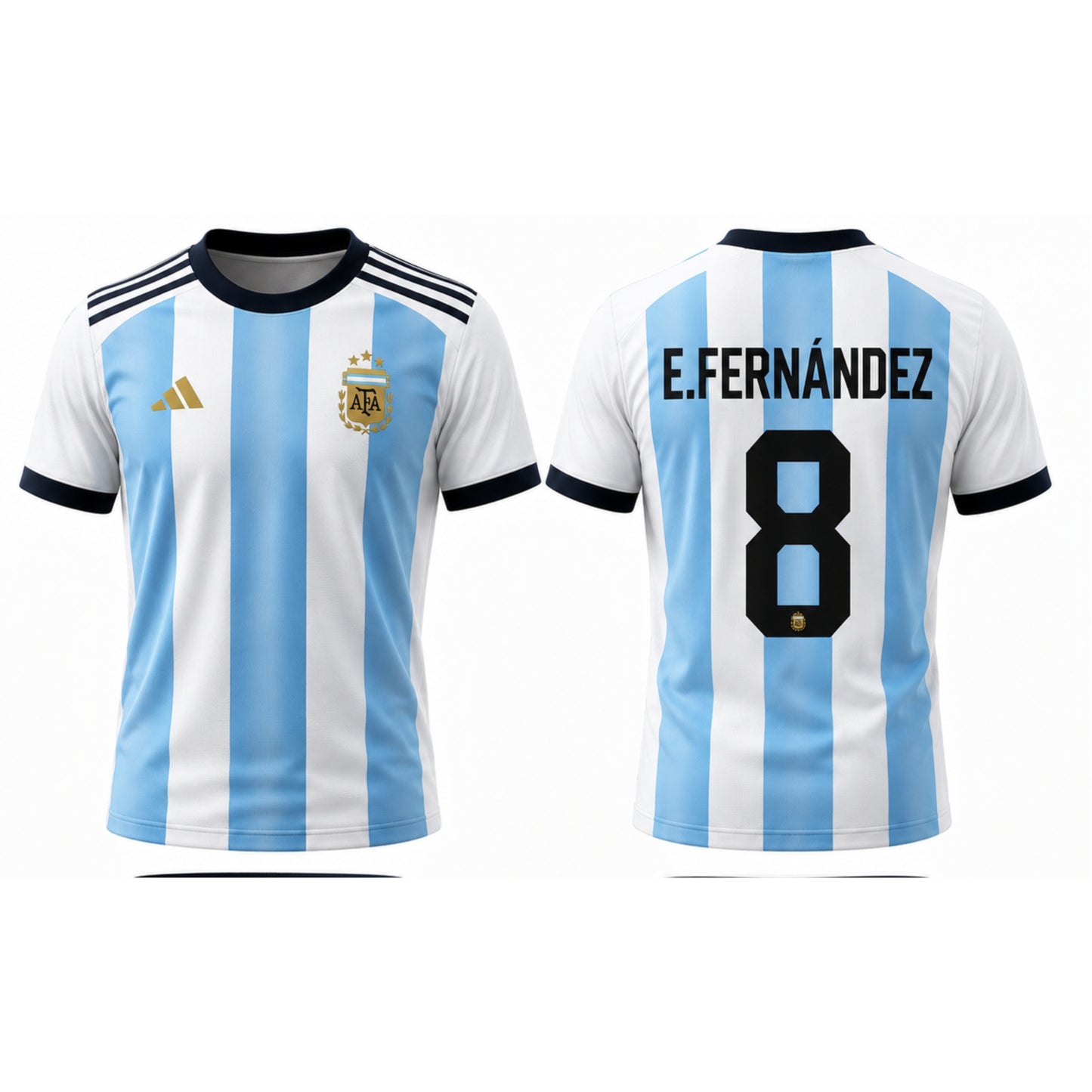 Argentina Football Jersey | Enzo Fernández #8 | Premium Fan Jersey