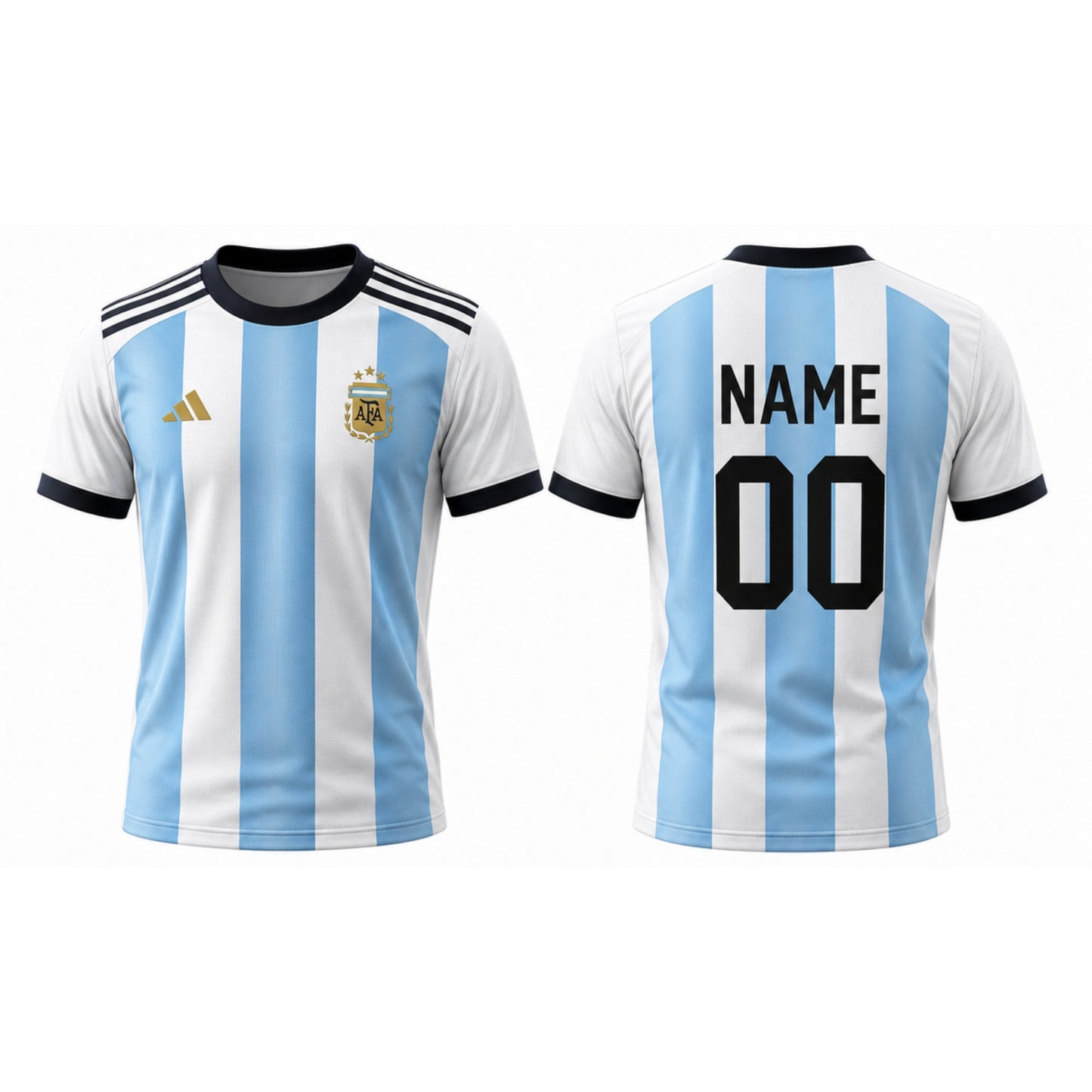 Argentina Inspired Football Jersey 2026 | Custom Name & Number | Premium Fan Edition