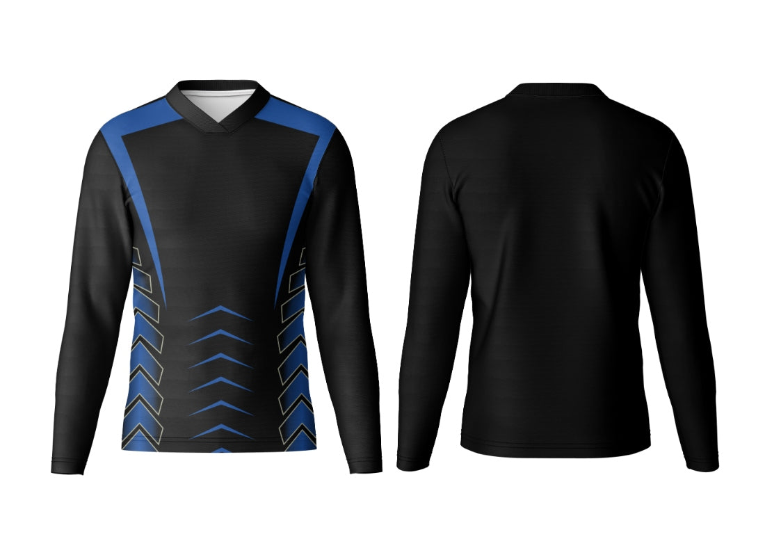 Made to Order V Neck Full Sleeve Team Jersey