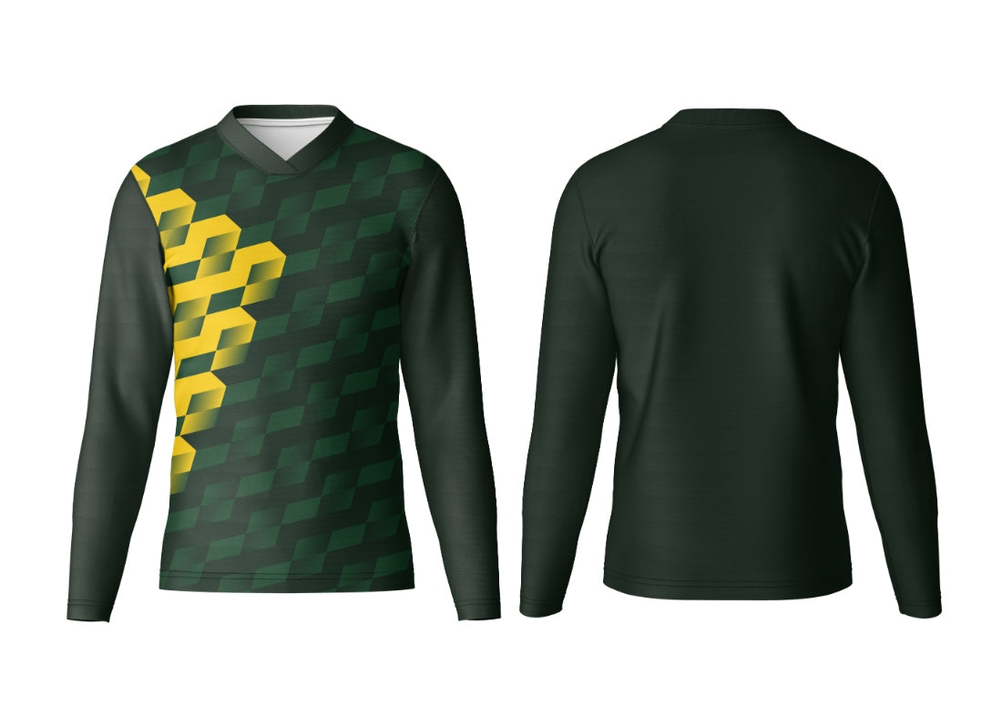 Custom Tournament V Neck Full Sleeve Jersey