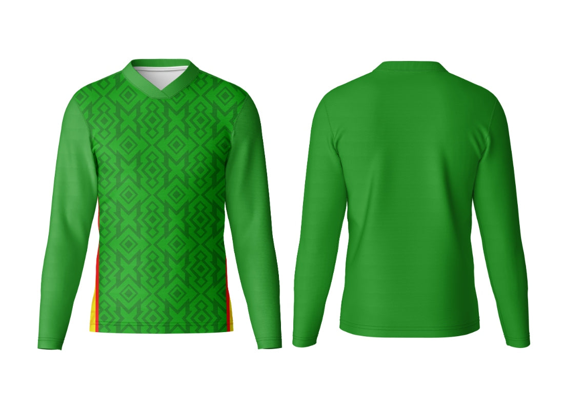 Custom V-Neck Full Sleeve Training Jersey