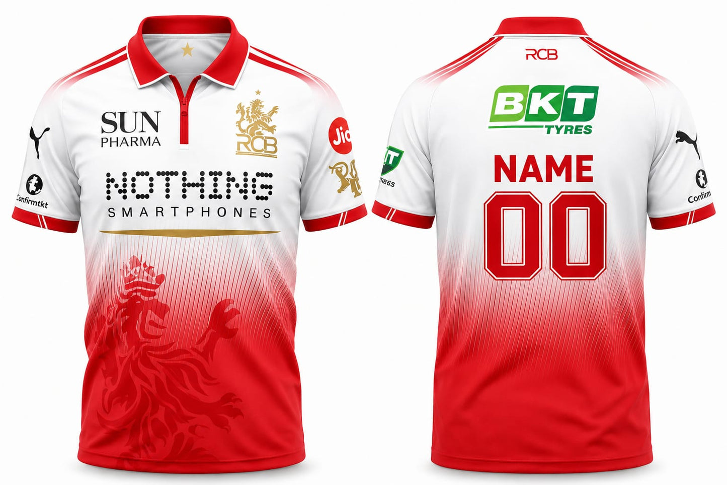 JerseyJunction Customized RCB Jersey Concept white and maroon