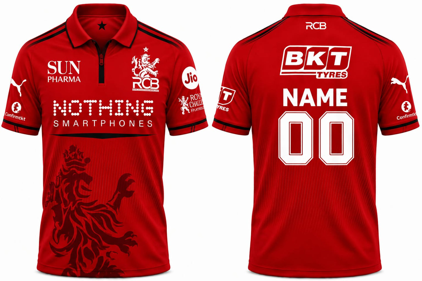 JerseyJunction Customized RCB Jersey Concept red