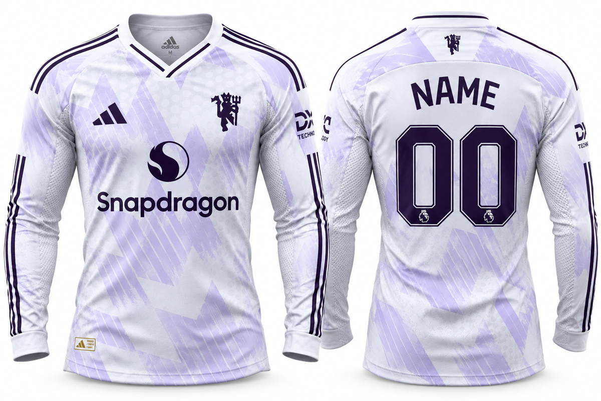 Jersey Junction Manchester United Away Long Sleeve Shirt 2025/26