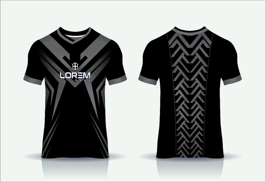 Fully Customizable V Neck Half Sleeve Jersey