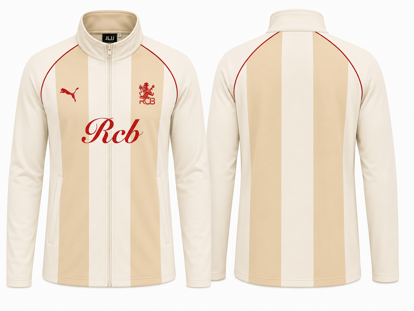 JerseyJunction Customized RCB White travel jacket