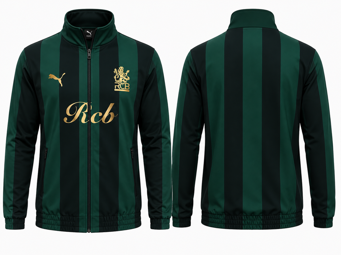 JerseyJunction Customized green RCB Royal challengers Bangalore jacket