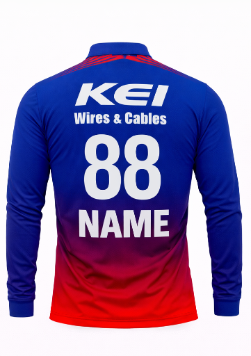 JerseyJunction Customized Bengaluru IPL Jersey 2024 polo neck full sleeve