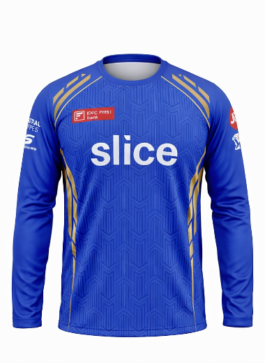 JerseyJunction Customized Mumbai Cricket Fan Jersey round neck full sleeves 2024