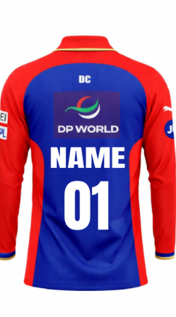 JerseyJunction customized Delhi Capitals IPL Jersey 2024 full sleeves