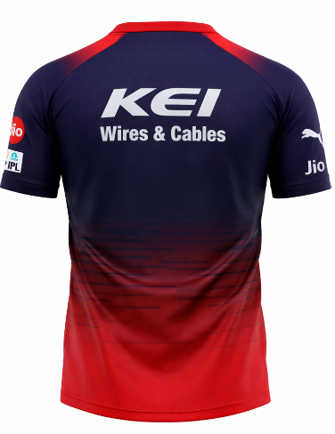 JerseyJunction Customized Bengaluru IPL Jersey 2023 V neck half sleeves