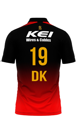 JerseyJunction Customized RCB DINESH KARTHIK jersey