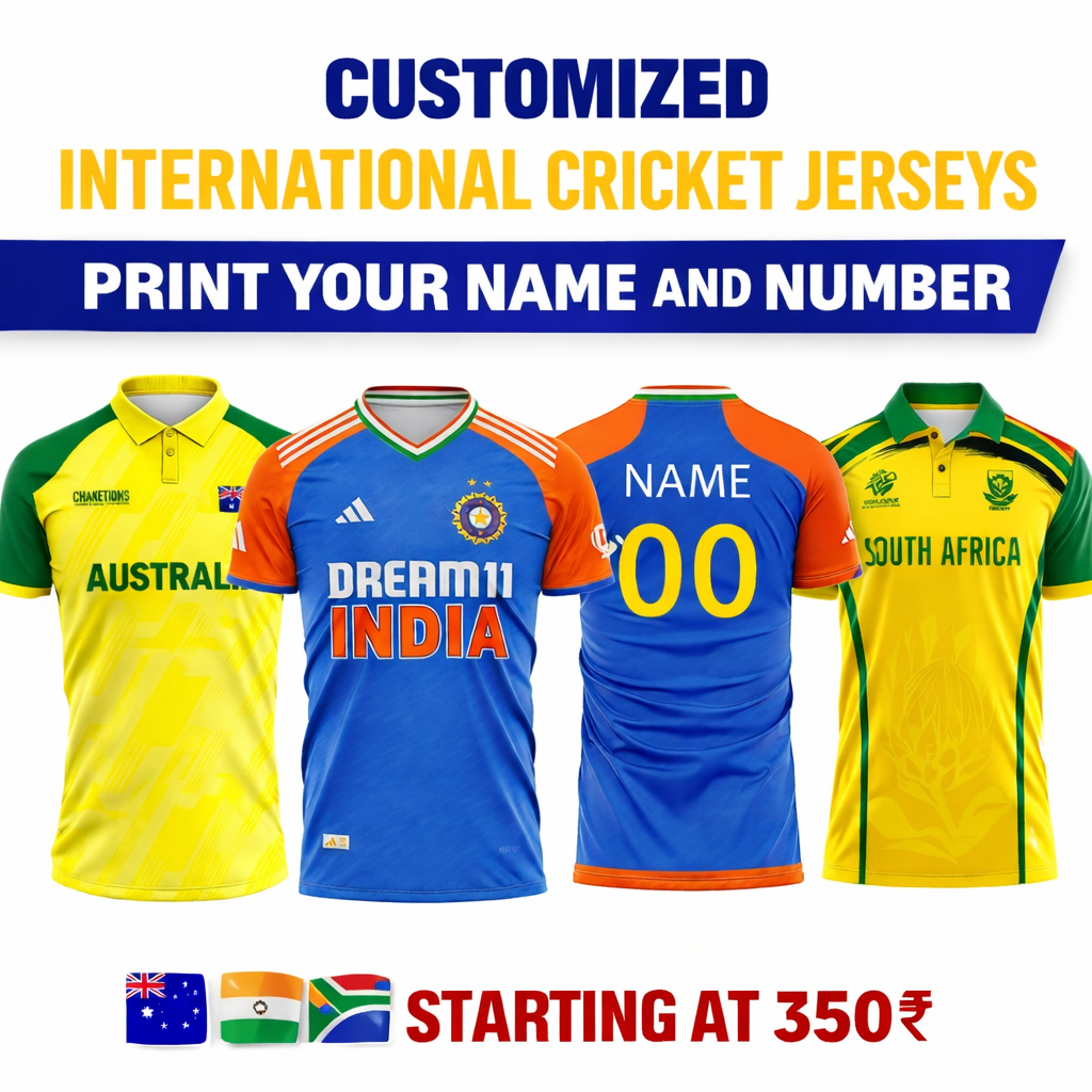 International Cricket Team Jerseys