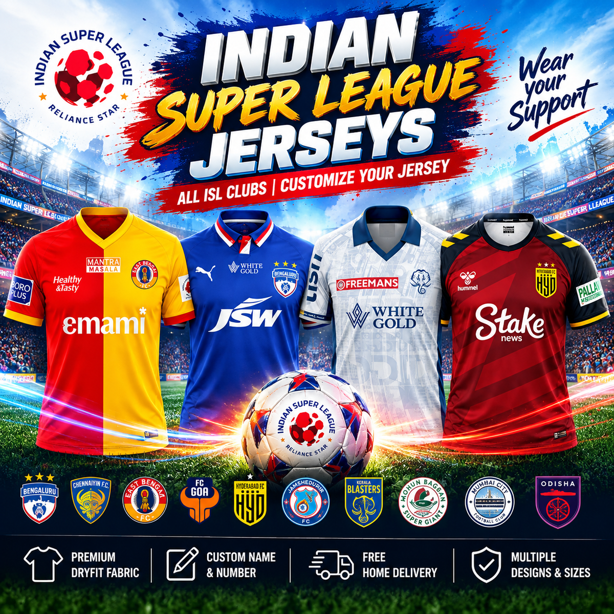 ISL Jerseys