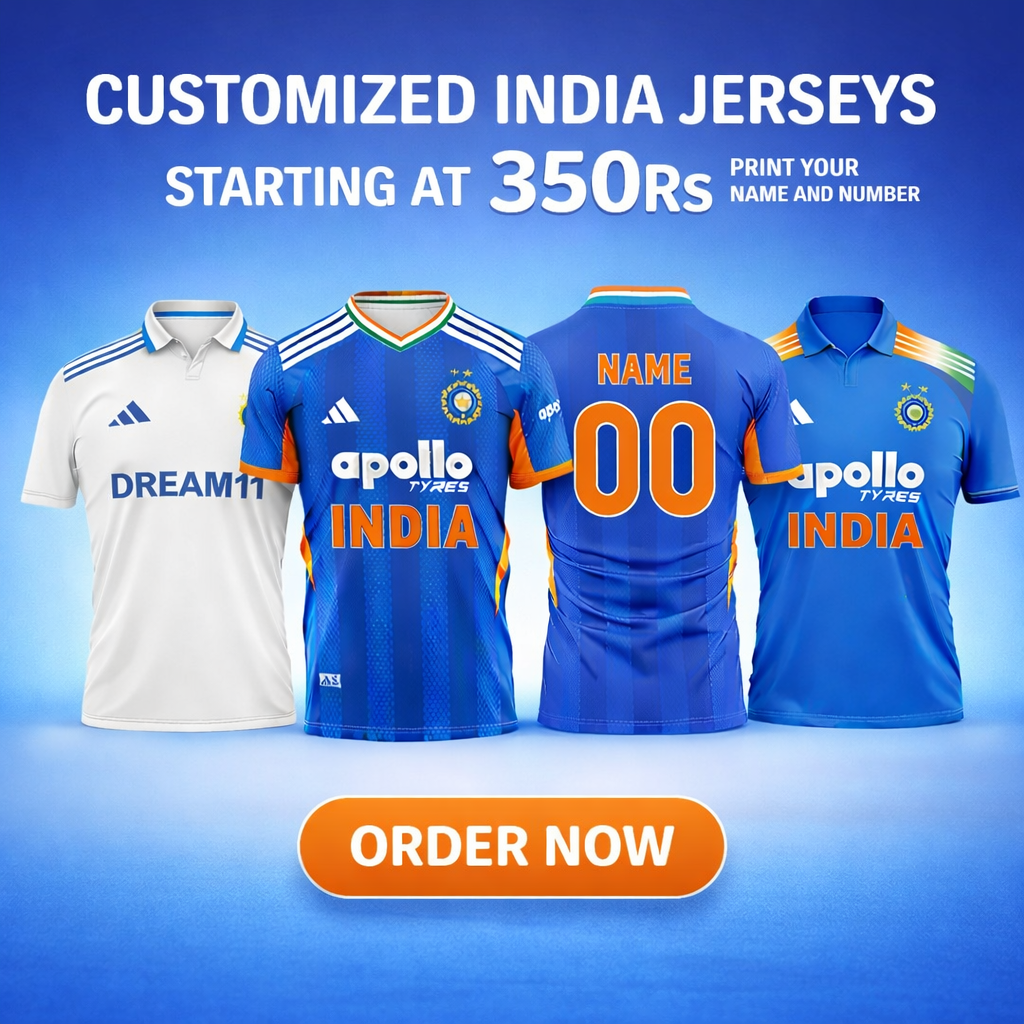 Customized India Cricket jerseys