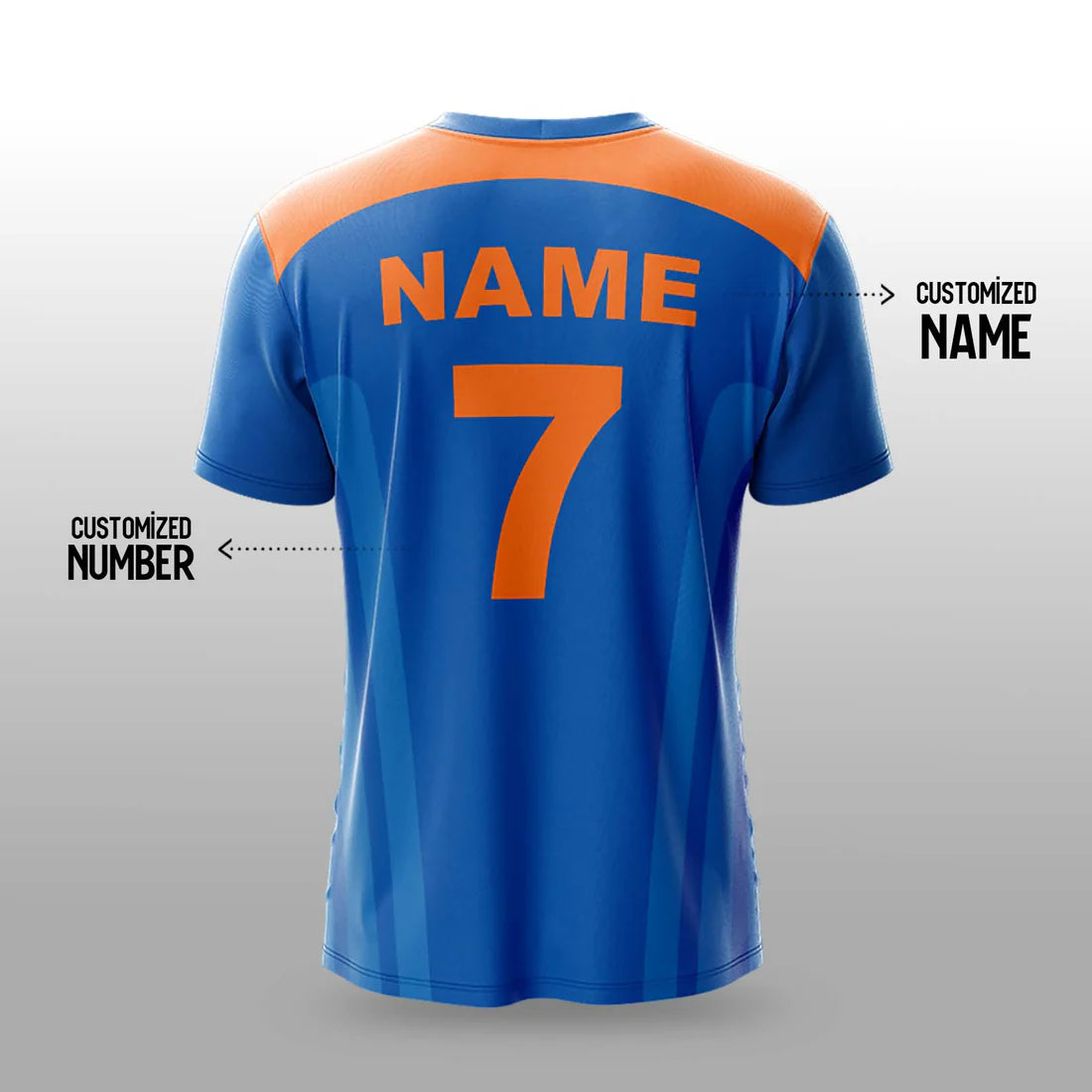 India ODI Cricket World Cup Jersey 2011 round neck