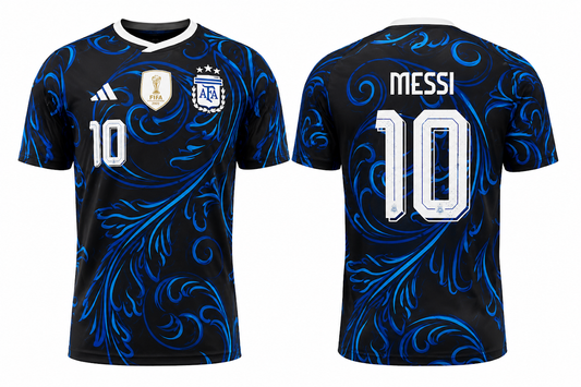 Jerseyjunction Argentina Black Special Edition Jersey – Custom Name & Number Football Jersey