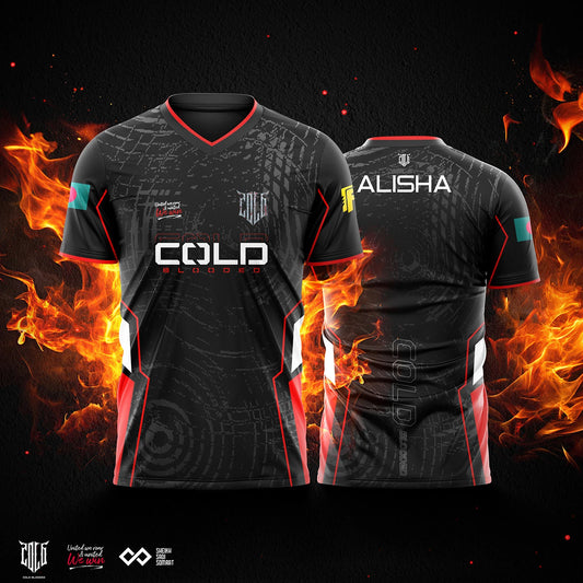 COLD BLOODED Customized Esports Gaming Jerseys – Add Name, Number & Logo