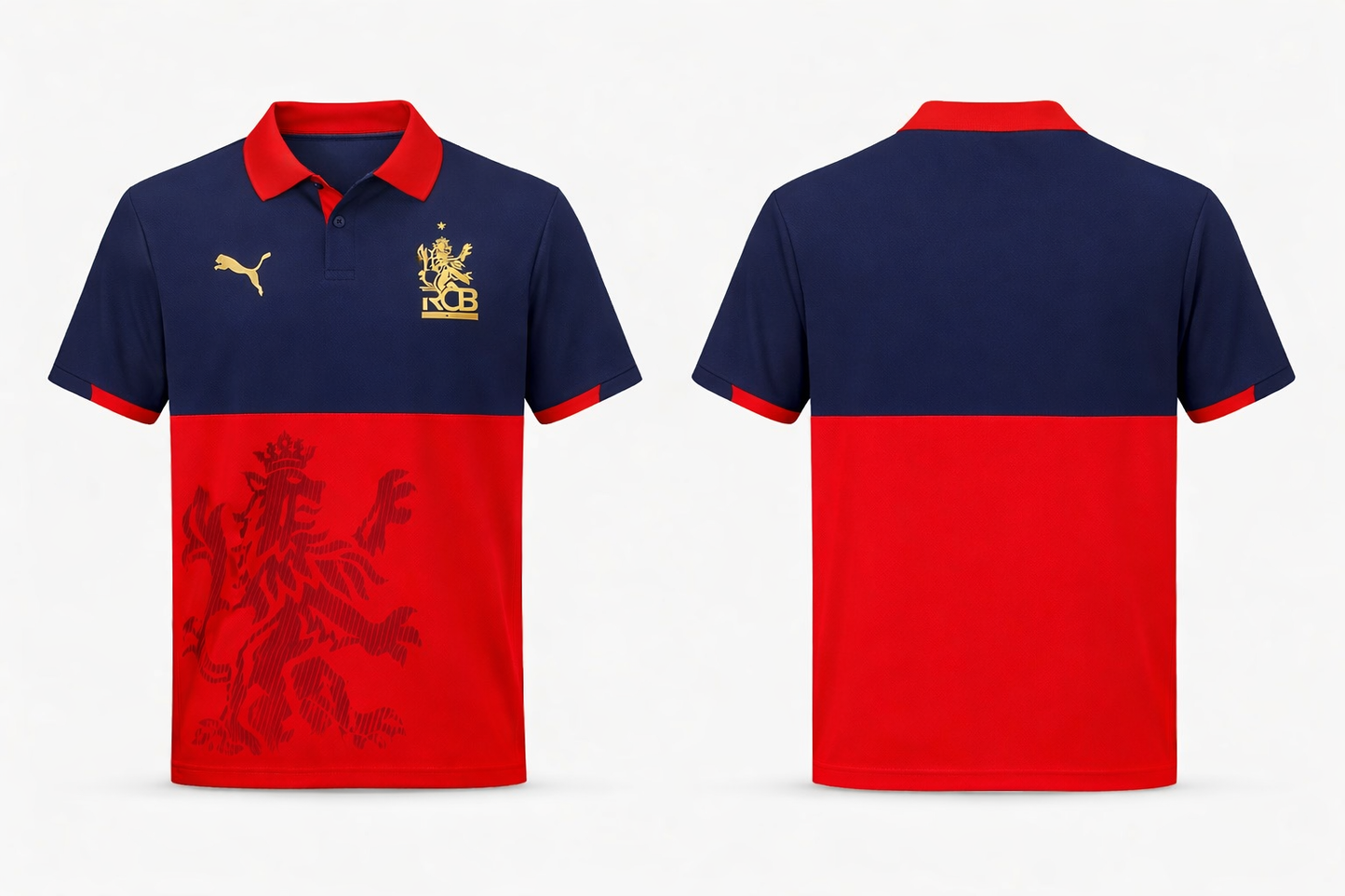 JerseyJunction Customized RCB Royal challengers Bangalore Practice jersey 2026 jersey Polo Neck