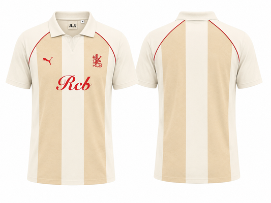 JerseyJunction Customized RCB White travel jersey