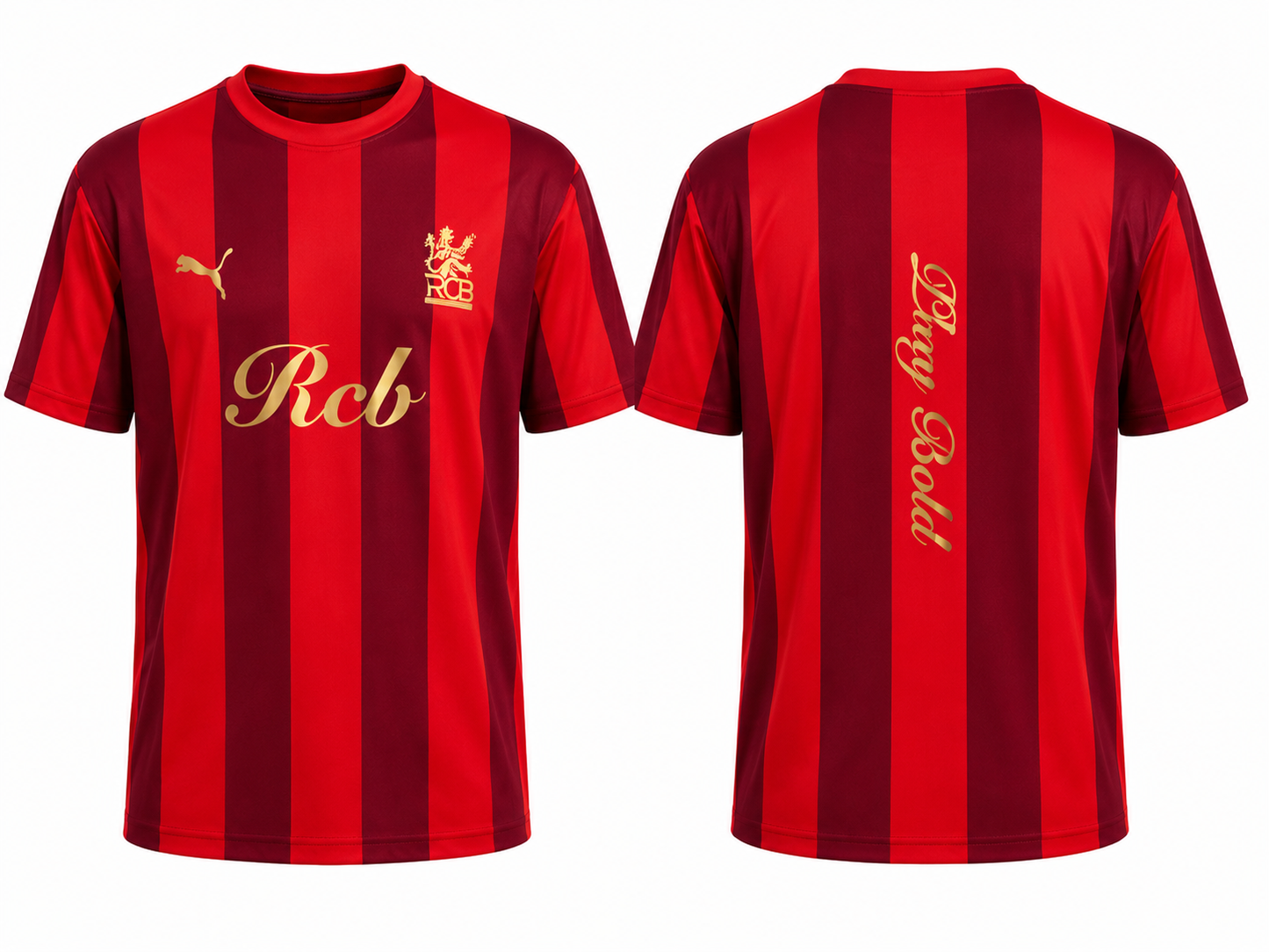 JerseyJunction Customized RCB Royal challengers Bangalore Jersey design Red