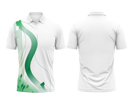 White Durable Sports Jersey – Custom Edition