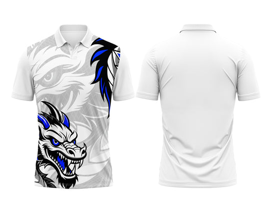 White Full-Print Customized Jersey – Sublimation