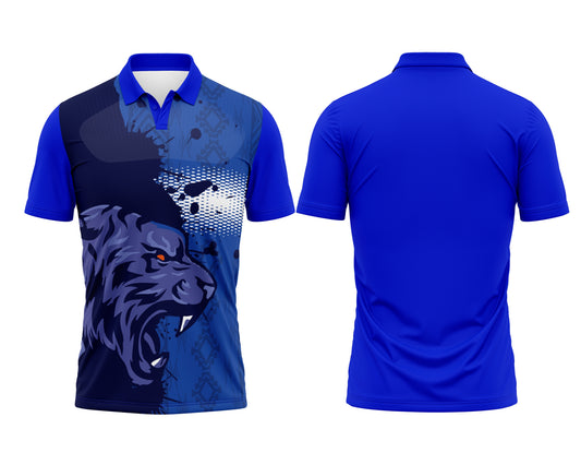 Royal Blue Custom Sports Tee – Fast Printing Service
