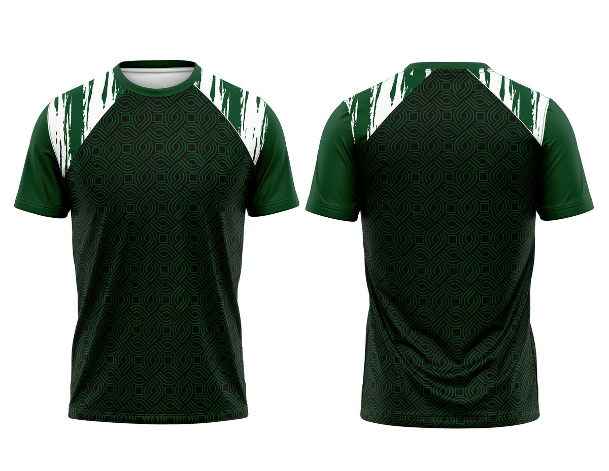 Custom Name & Number Round Neck Half Sleeve Jersey