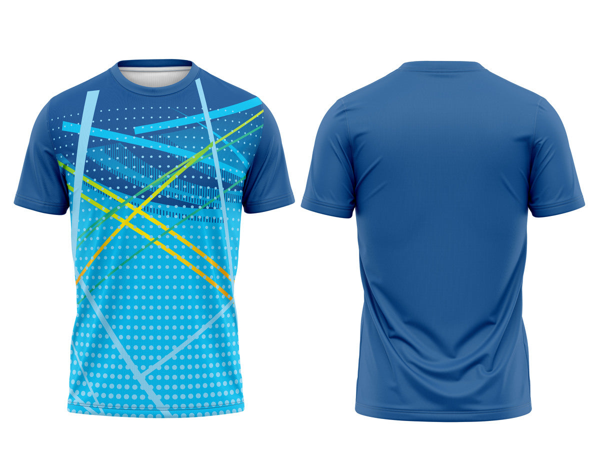 Custom Printed Round Neck Half Sleeve Jersey for Teams