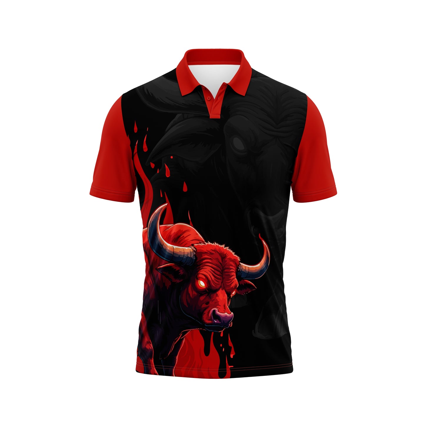 Red Cricket Practice Jersey – Personalized Printing