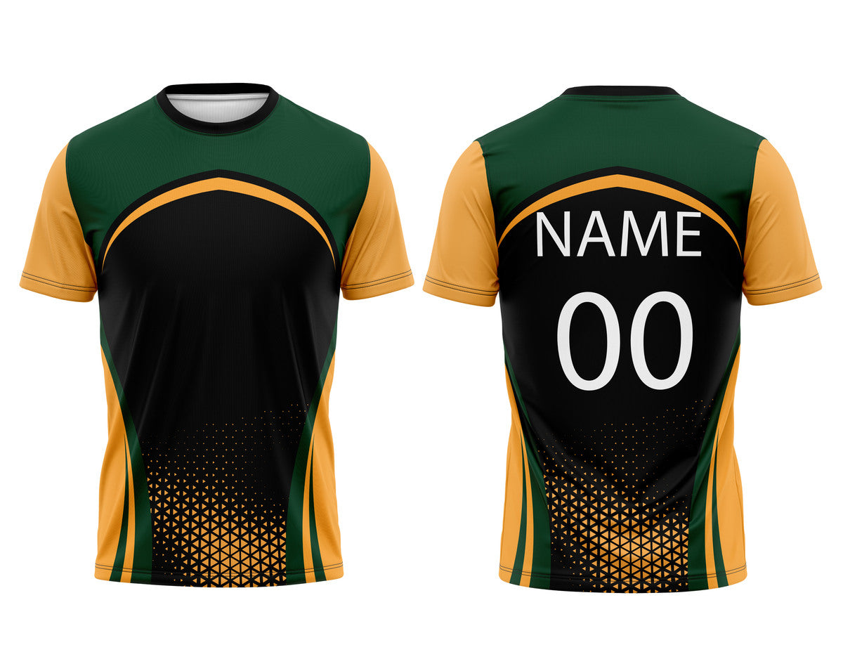 Custom Cricket Round Neck Half Sleeve Jersey