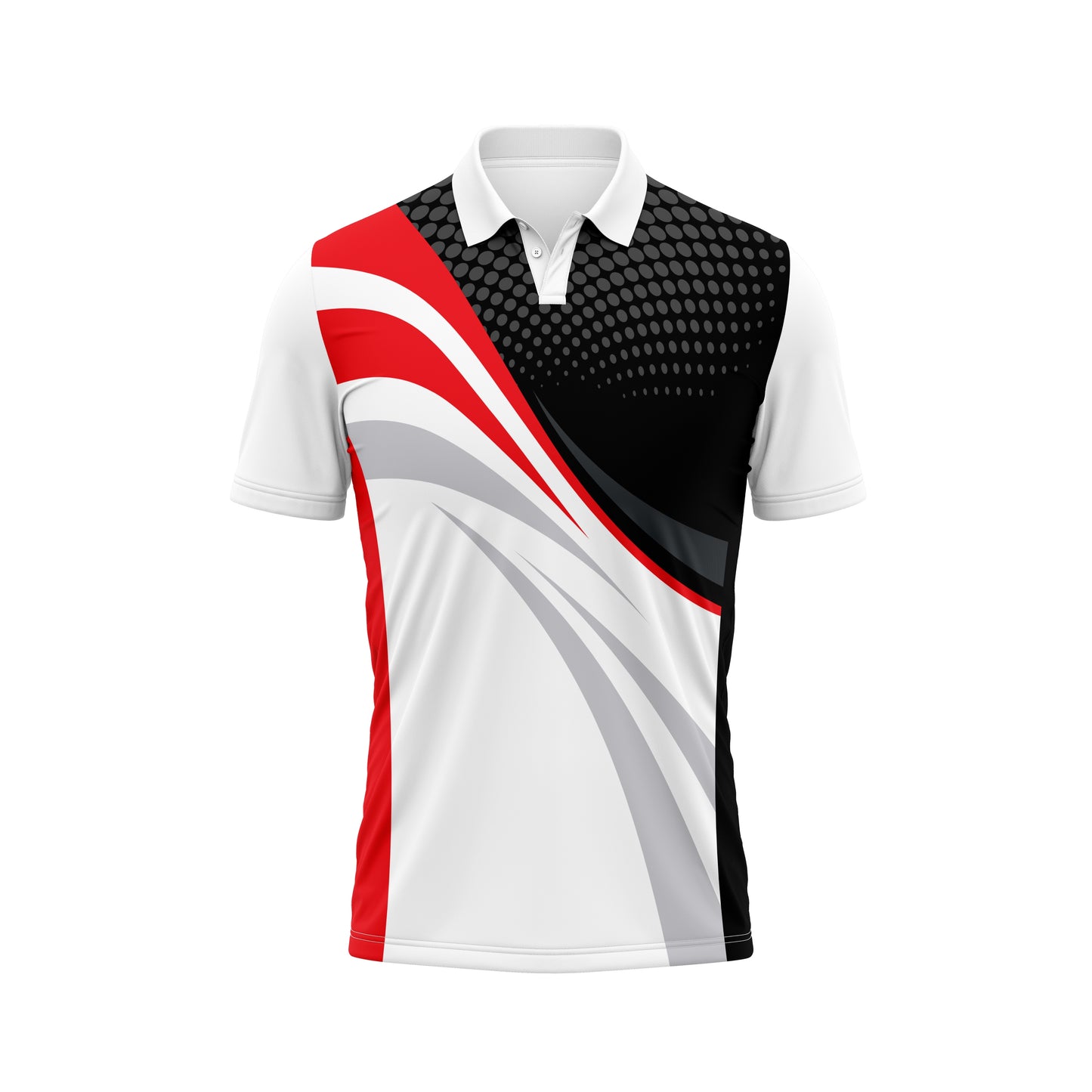 White Cricket Polo – Team Custom Printing