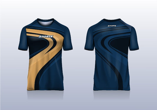 100% Custom Design Round Neck Jersey