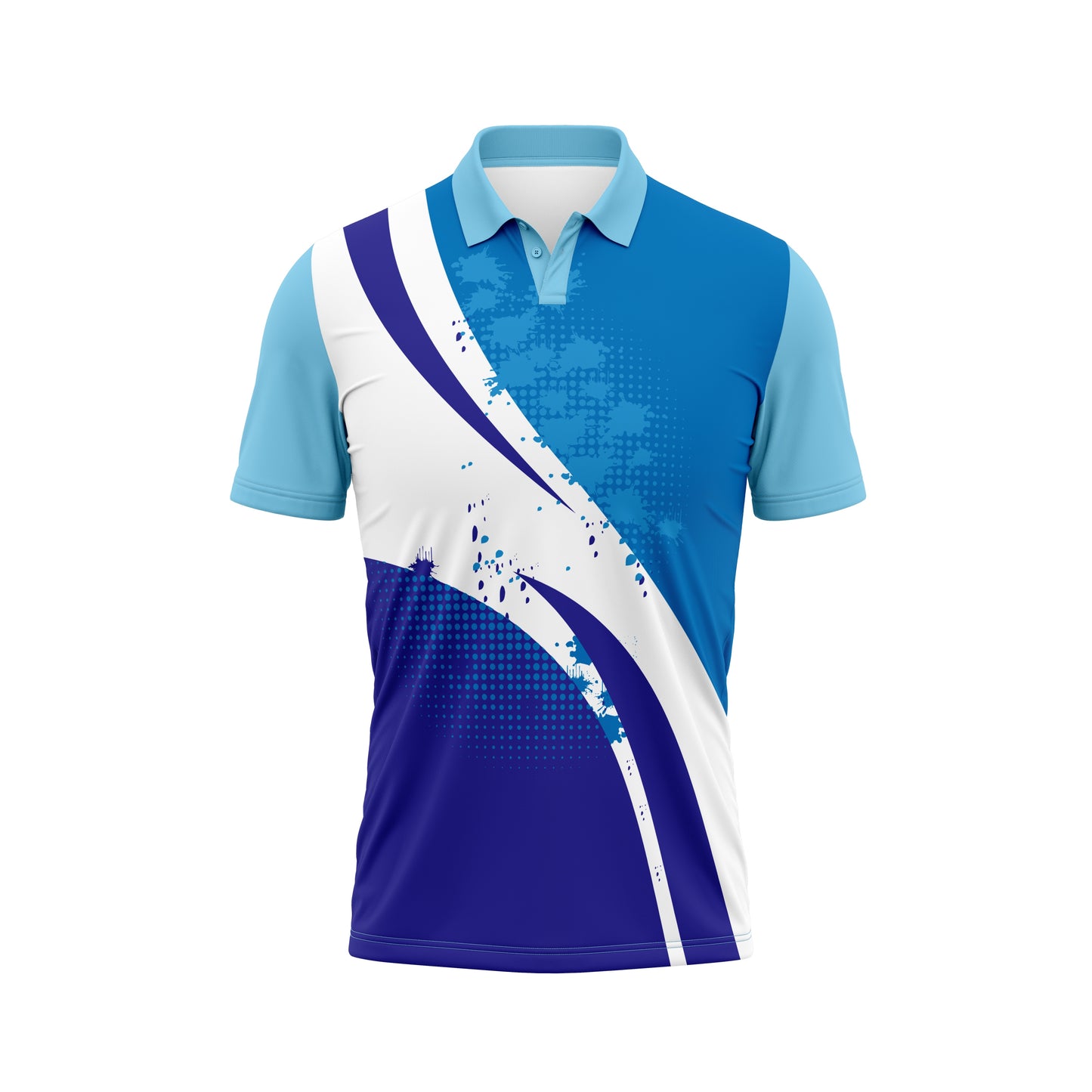 Sky Blue Cricket Jersey Custom – Player Name & Number