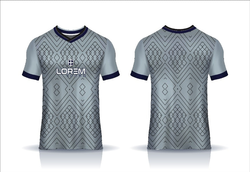 Customizable Sports Jersey V Neck Half Sleeve